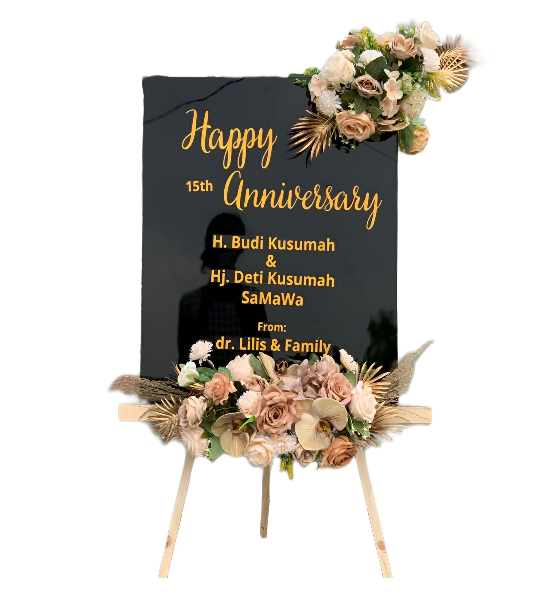 Papan Bunga Akrilik Tuminiting